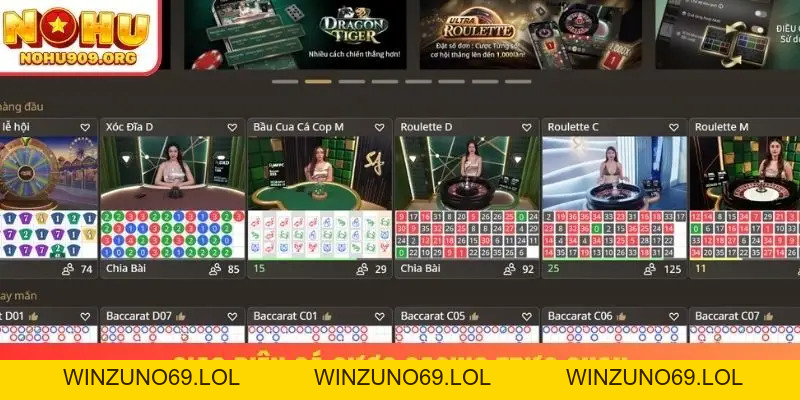Casino Trực Tuyến - Livestream Cùng Dealer Nóng Bỏng - winzuno69